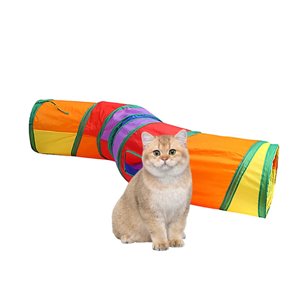 Cat Tunnel Interactive Cat Toy Cat Tunnels for Indoor Cats