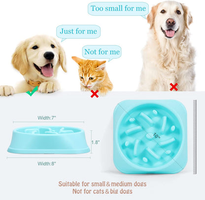 Dog Feeder Slow Eating Pet Bowl Eco-Friendly Durable Non-Toxic Preventing Choking Healthy Design Bowl for Dog Pet Stop Bloat Bowl