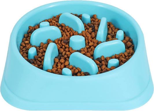 Dog Feeder Slow Eating Pet Bowl Eco-Friendly Durable Non-Toxic Preventing Choking Healthy Design Bowl for Dog Pet Stop Bloat Bowl